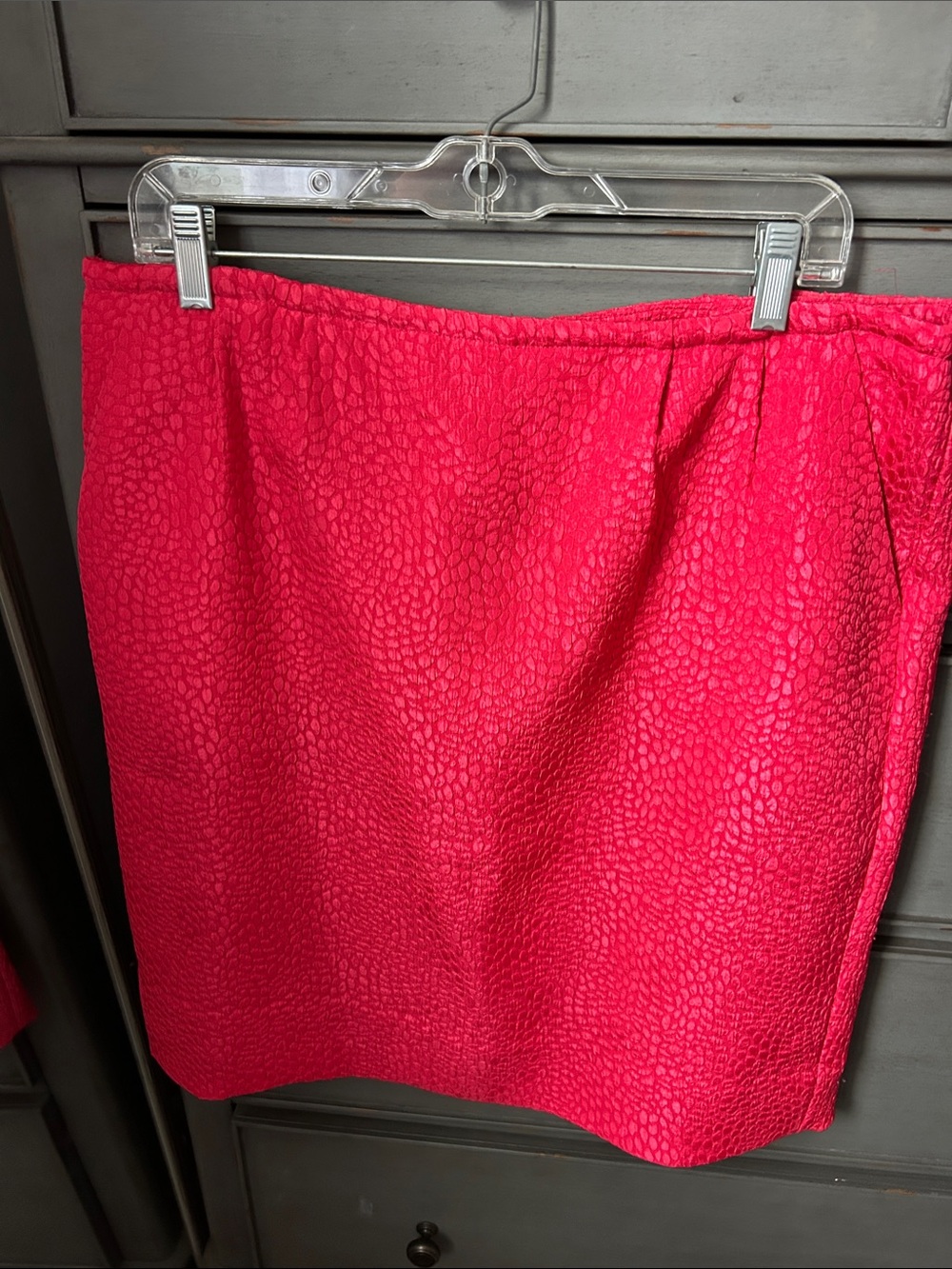 Textured Coral Skirt
